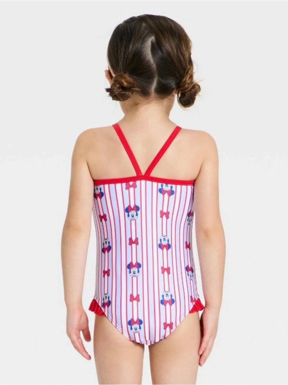 Toddler Girls' Minnie Mouse Ruffle Swim